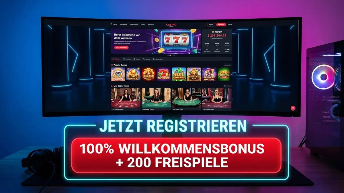 Registrierung mit Bonus